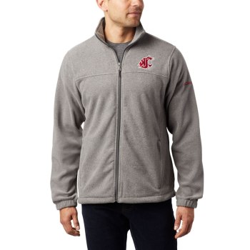 Columbia Jas Heren, Collegiate Flanker III Fleece - Washington State Grijs, 69OQKEMTB